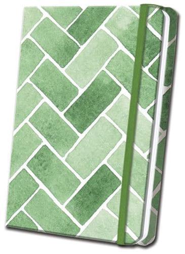 Green Tile Linen Journal