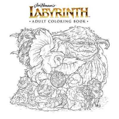 Jim Henson's Labyrinth Adult Coloring Book