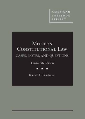 Modern Constitutional Law