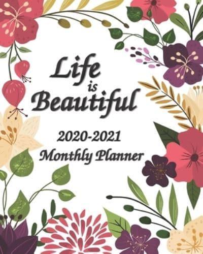 2020-2021 Life Is Beautiful Monthly Planner