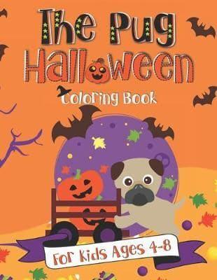The Pug Halloween Coloring Book