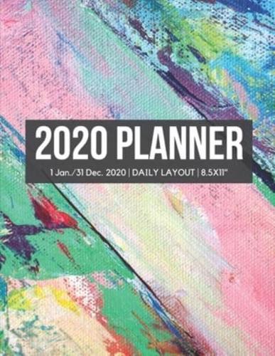 2020 Colorful Art Daily Planner