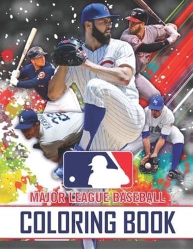 Major League Baseball Coloring Book