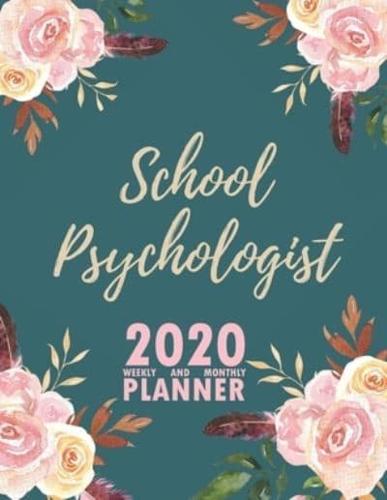 School Psychologist 2020 Weekly and Monthly Planner