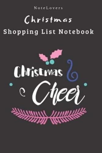 Christmas Cheer - Christmas Shopping List Notebook