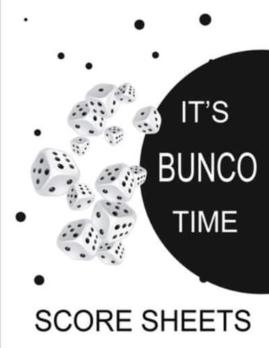 It's Bunco Time Score Sheets