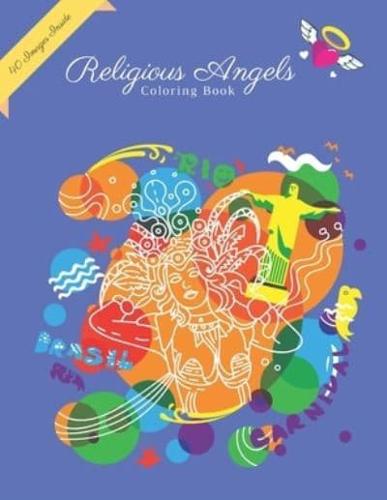 Religious Angels Coloring Book