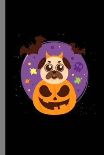 Halloween Pug & Pumpkin