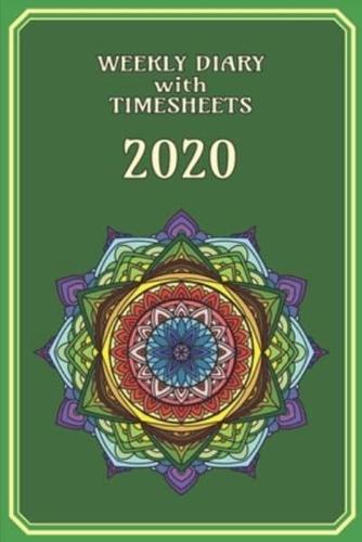 Weekly Diary With TimeSheets 2020