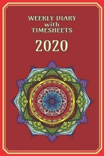 Weekly Diary With TimeSheets 2020