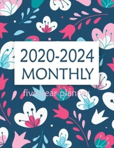5-Year Calendar Planner, 2020-2024 Monthly