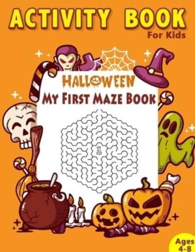 My First Maze Book Halloween Activity Book For Kids