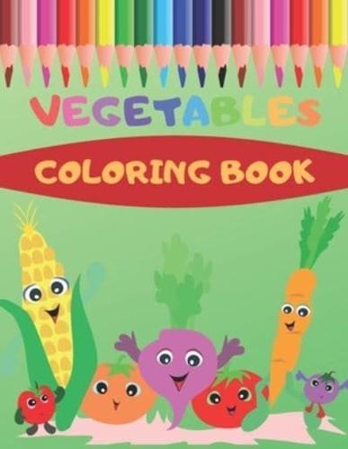 Vegetables Coloring Book