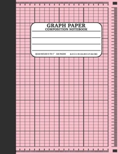 Graph Paper Composition Notebook Pink