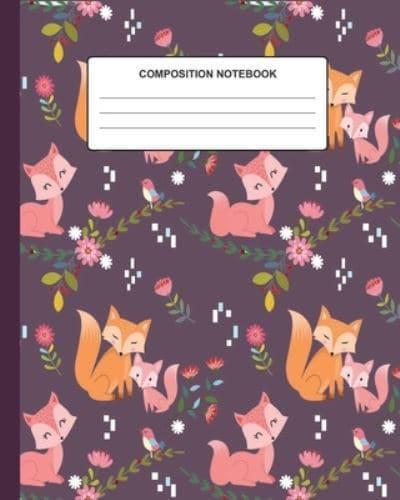 Composition Notebook Fox