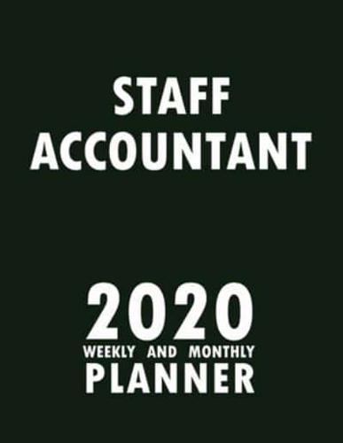 Staff Accountant 2020 Weekly and Monthly Planner