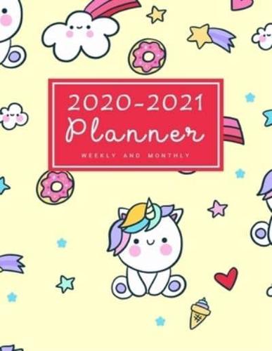 2020-2021 Weekly And Monthly Planner