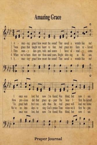 Amazing Grace Hymn Prayer Journal