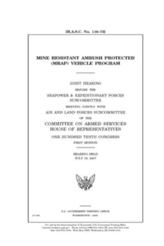 Mine Resistant Ambush Protected (MRAP) Vehicle Program