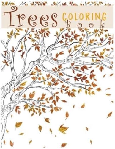 Trees Coloring Book