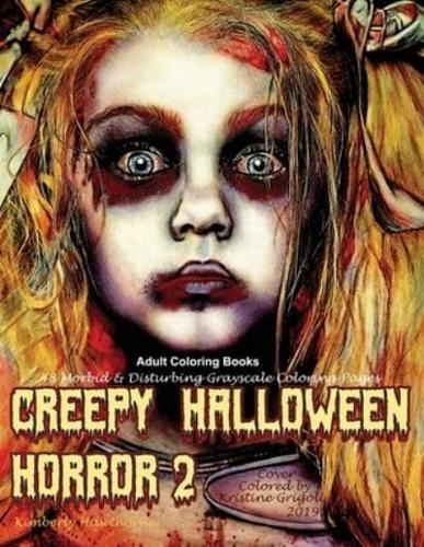 Adult Coloring Books Creepy Halloween Horror 2