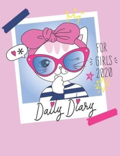 Daily Diary for Girls 2020