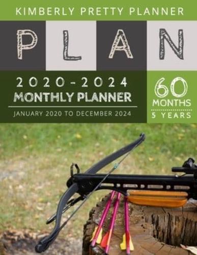 5 Year Monthly Planner 2020-2024