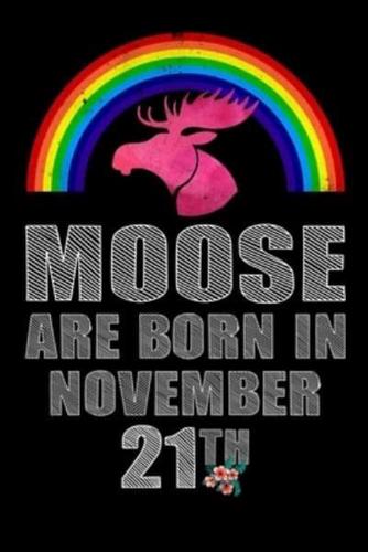 Moose Are Born In November 21Th