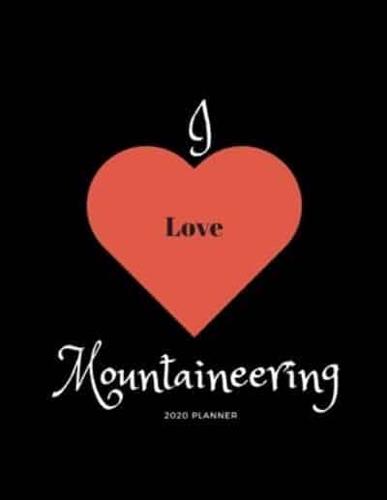I Love Mountaineering 2020 Planner