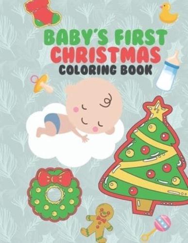 Baby's First Christmas Coloring Book