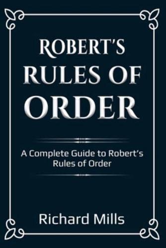 Robert's Rules of Order