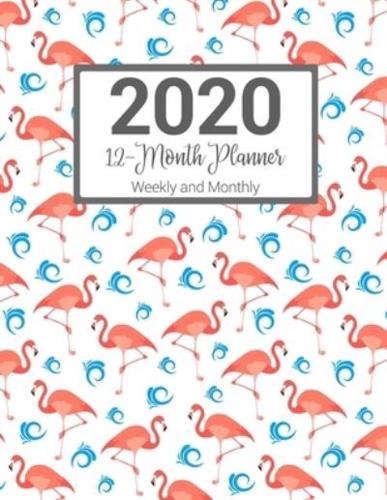 2020 12-Month Planner Weekly and Monthly