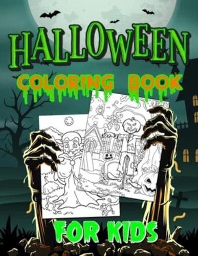 Halloween Coloring Book For Kids