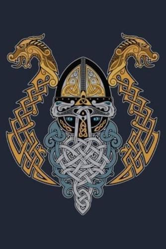 Viking Dragon Valknut Helmet Valhalla God Odin Beard