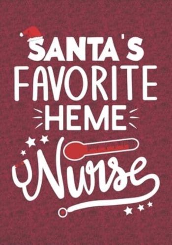 Santa's Favorite Heme Nurse