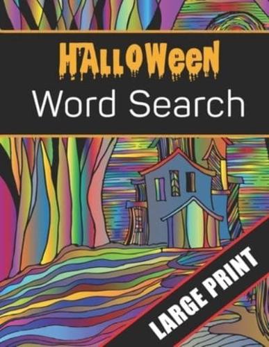 Halloween Word Search Large Print