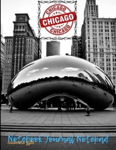 CHICAGO Notebook Journal Souvenirs Gifts