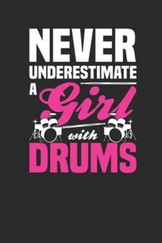 Never Underestimate A Girl With Drums