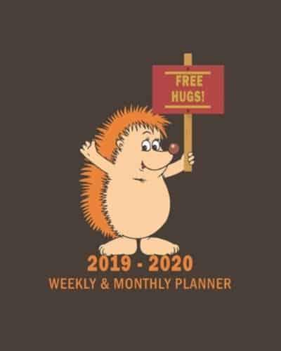 Free Hugs! 2019 - 2020 Weekly & Monthly Planner