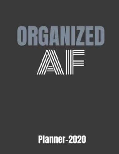 Organized AF Planner 2020