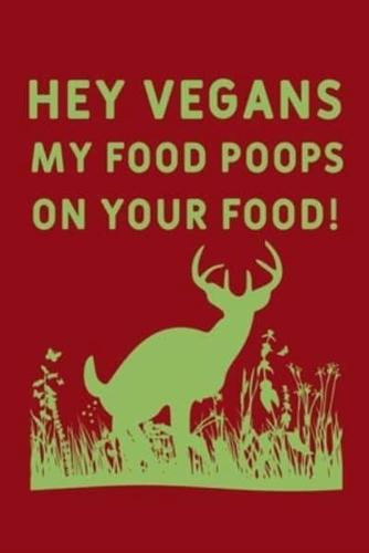 Hey Vegans My Food Poops On Your Food!