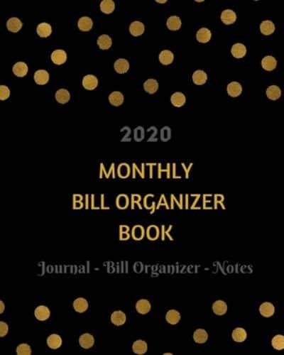 2020 Monthly Bill Organizer Book