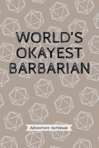 World's Okayest Barbarian - Adventure Notebook