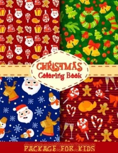 Christmas Coloring Book Package for Kids