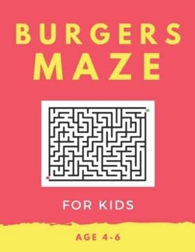 Burger Maze For Kids Age 4-6