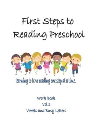 First Steps to Reading Preschool Volume 1