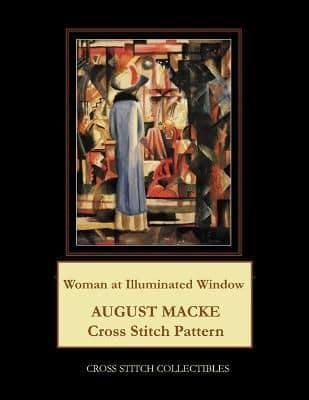 Woman at Illuminated Window: August Macke Cross Stitch Pattern