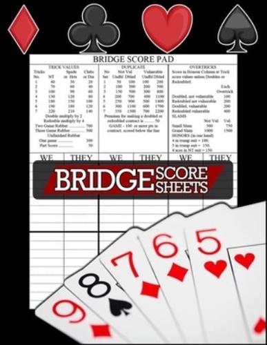 Bridge Score Sheet