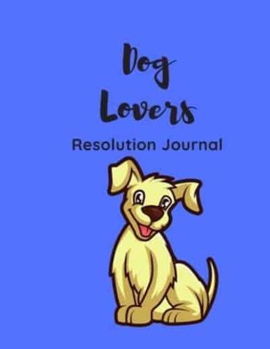 Dog Lovers Resolution Journal