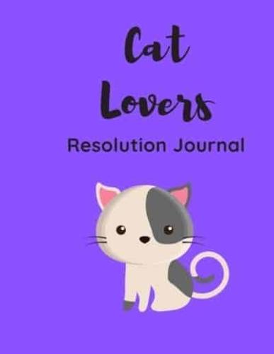 Cat Lovers Resolution Journal